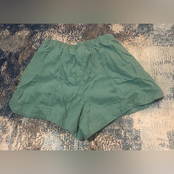 Universal Thread Green Cotton Drawstring Shorts- Size M - Picture 4 of 4